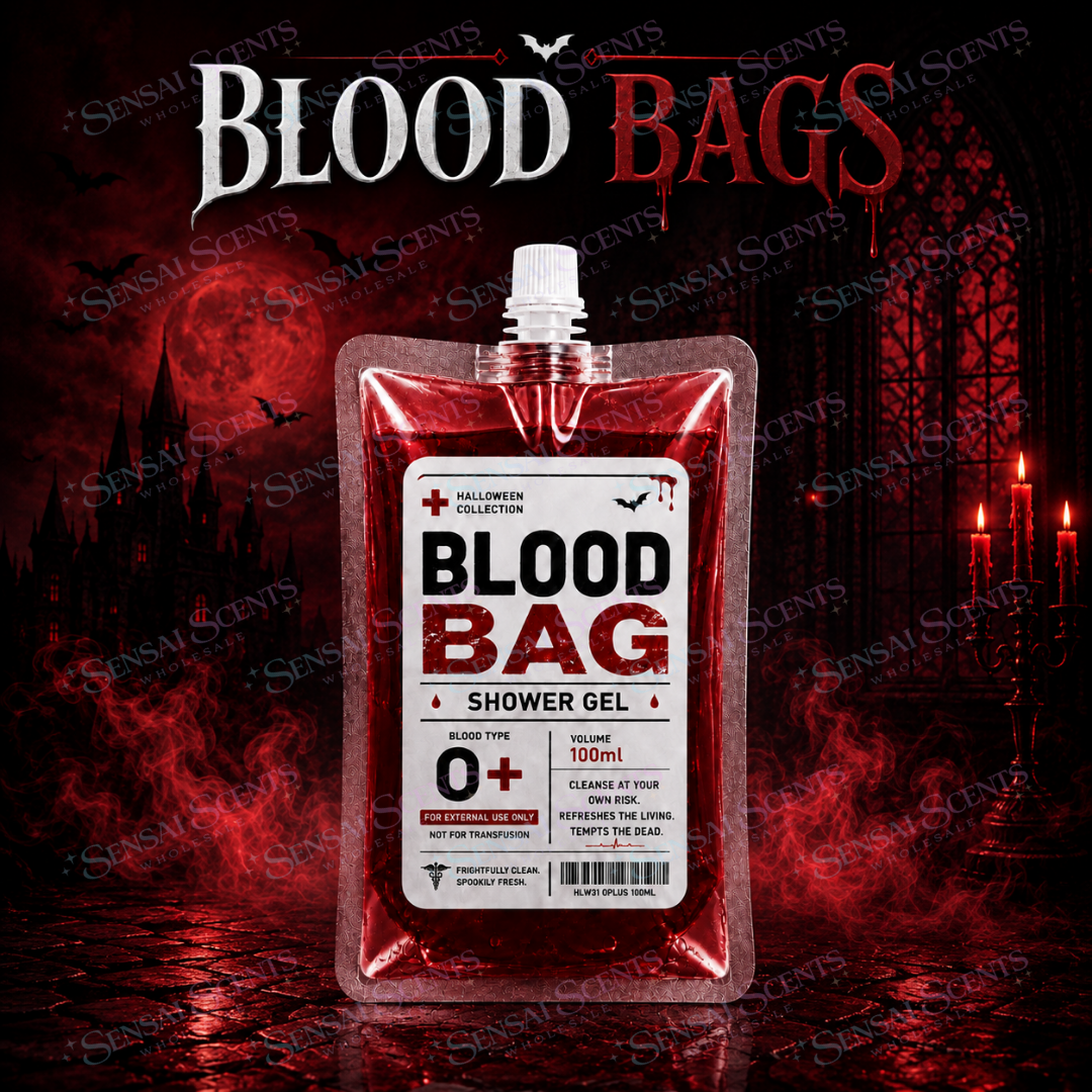 Blood Bags - Halloween Shower Gel