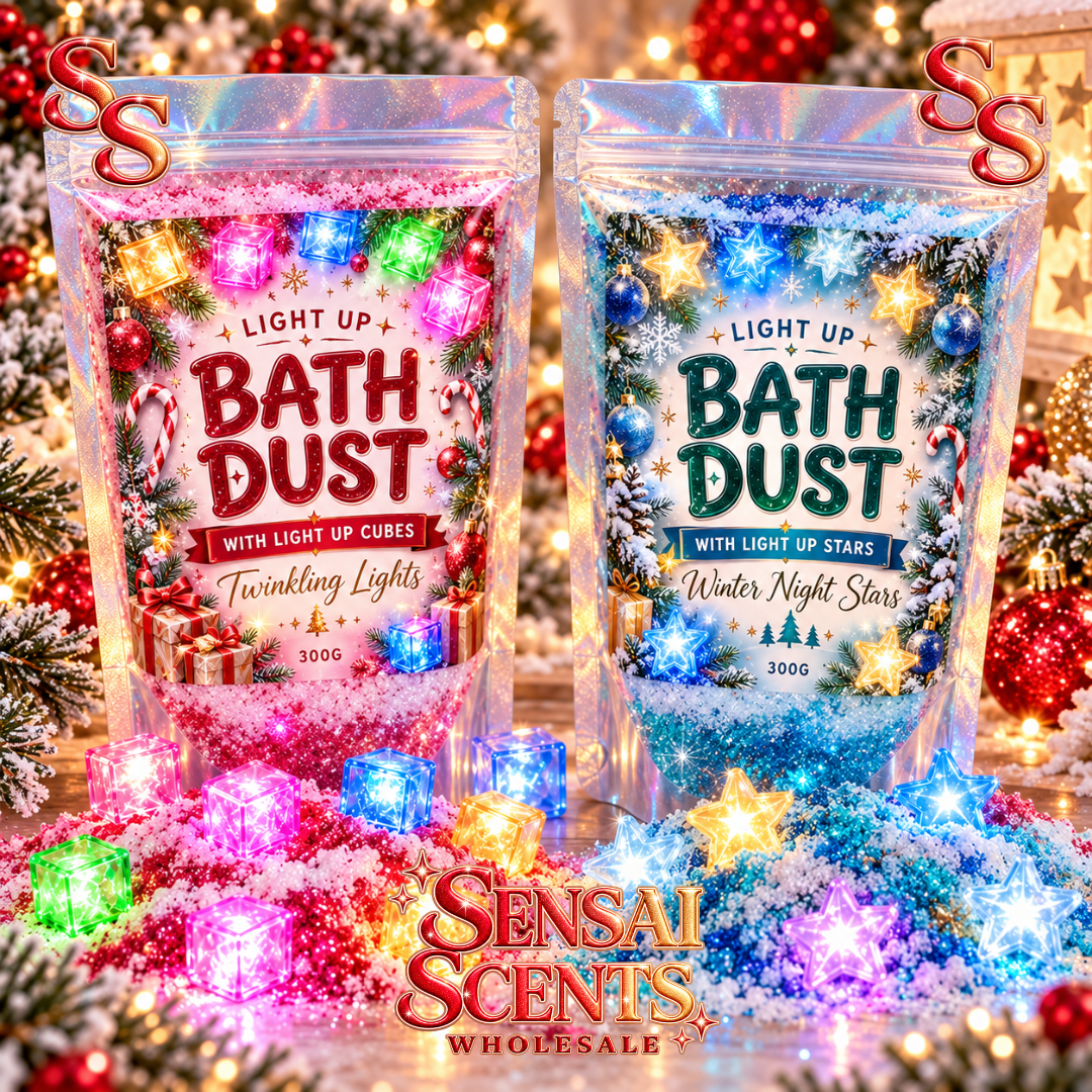 Christmas Light-Up Bath Dust